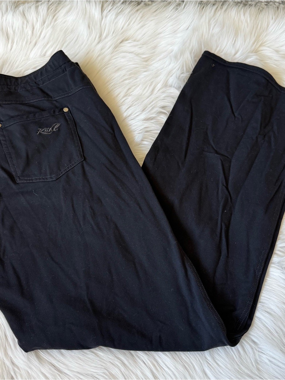 Kuhl Black Men's Joggers with Back Patch Pocket